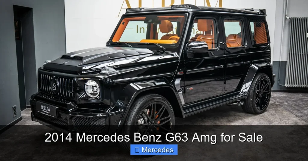 2014 Mercedes Benz G63 Amg for Sale