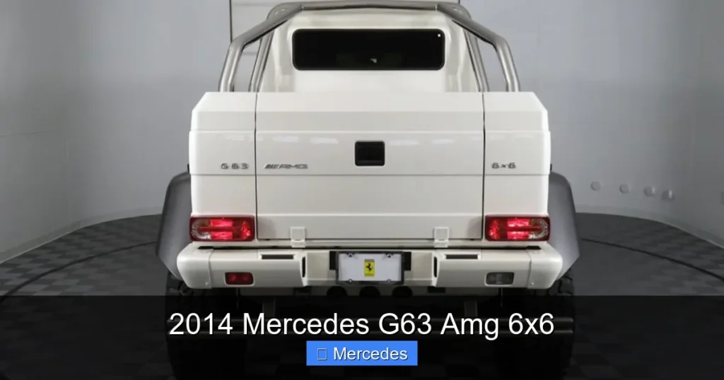 2014 Mercedes G63 Amg 6x6