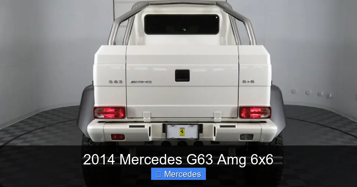 2014 Mercedes G63 Amg 6x6