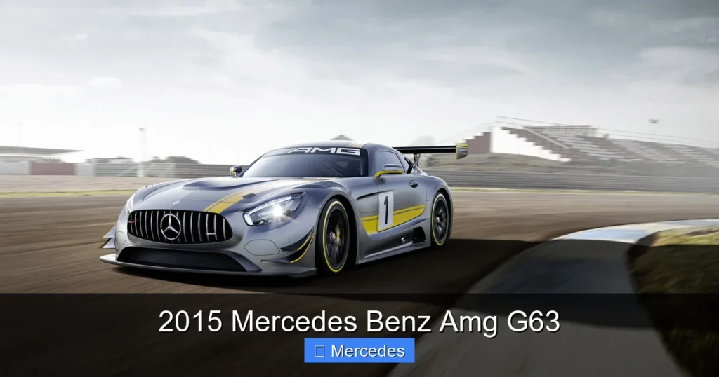 2015 Mercedes Benz Amg G63