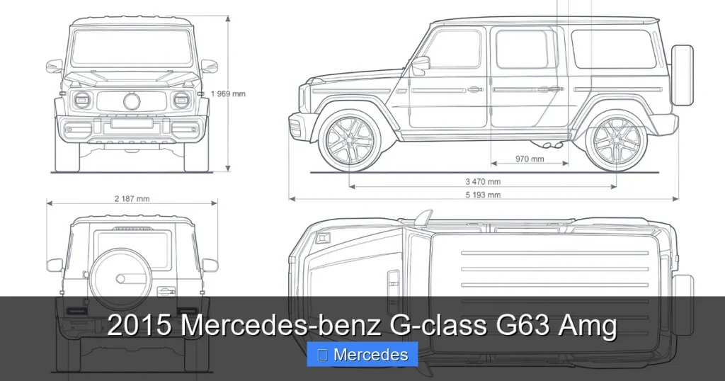 2015 Mercedes-benz G-class G63 Amg