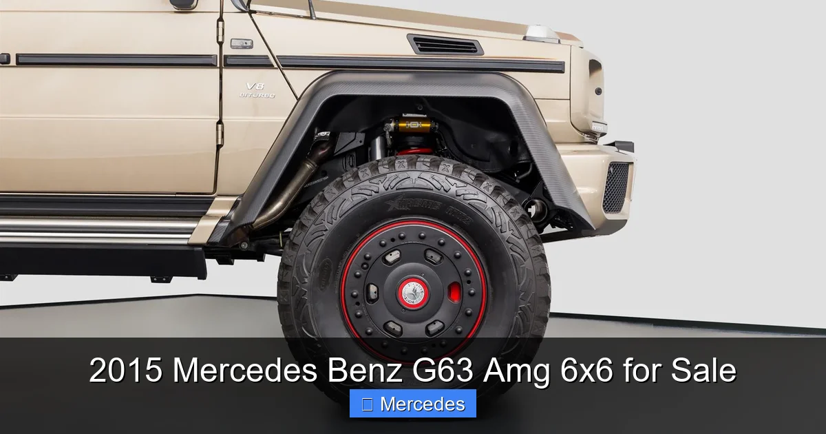 2015 Mercedes Benz G63 Amg 6x6 for Sale