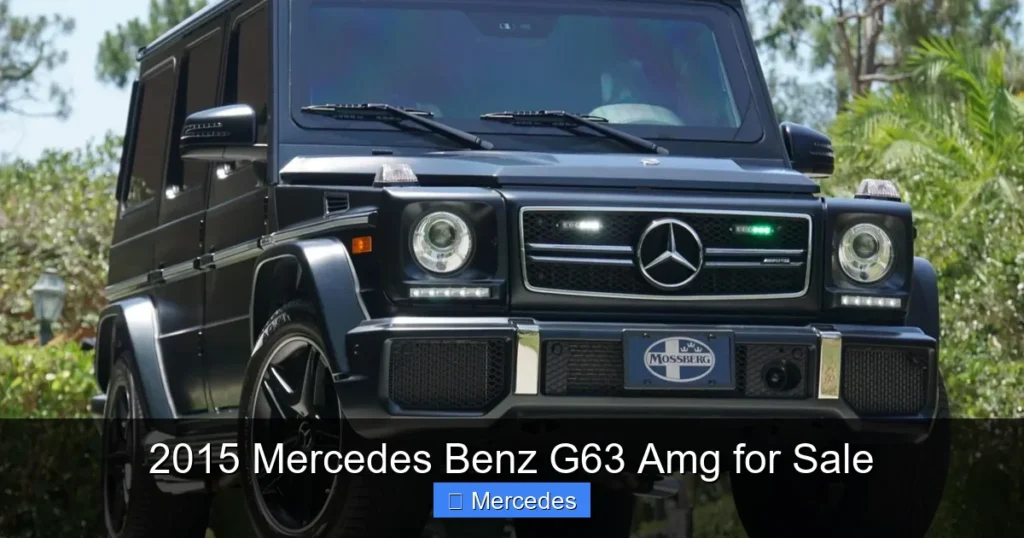 2015 Mercedes Benz G63 Amg for Sale