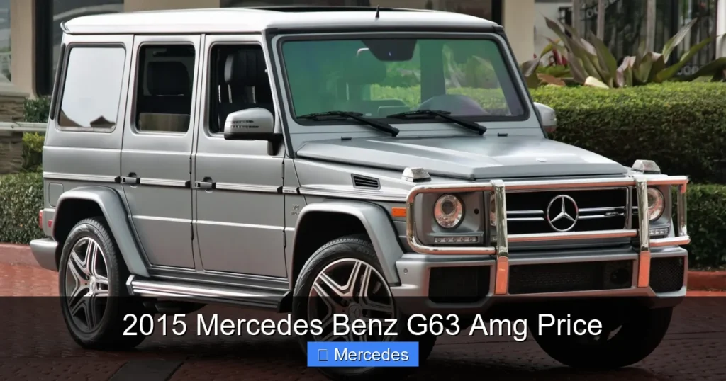 2015 Mercedes Benz G63 Amg Price