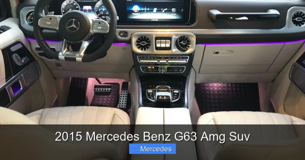 2015 Mercedes Benz G63 Amg Suv