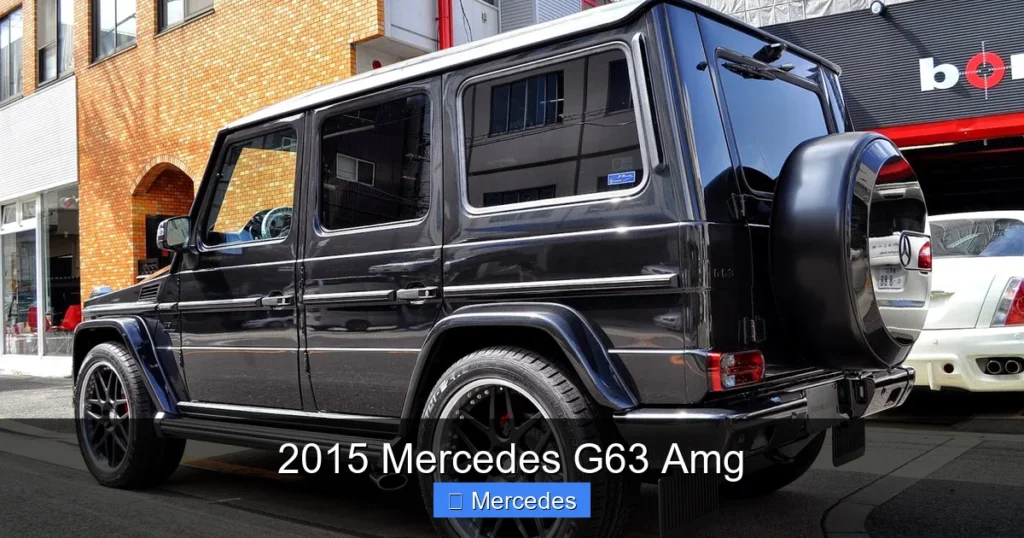 2015 Mercedes G63 Amg