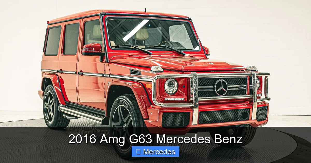 2016 Amg G63 Mercedes Benz