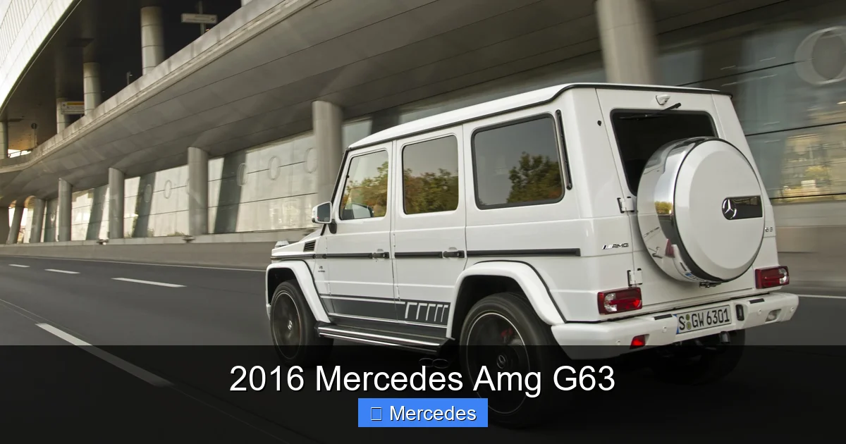 2016 Mercedes Amg G63