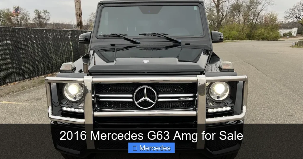 2016 Mercedes G63 Amg for Sale