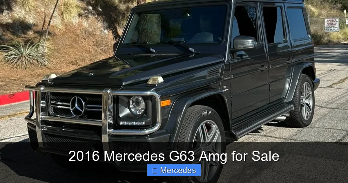 2016 Mercedes G63 Amg for Sale