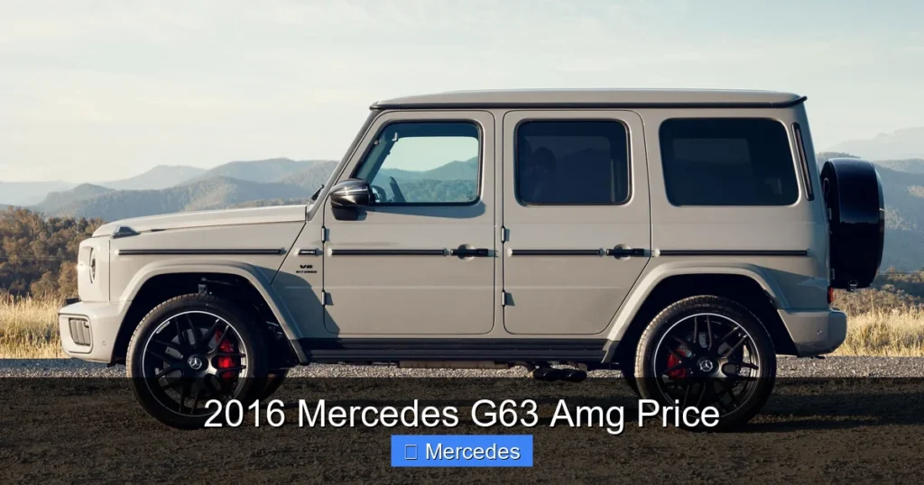 2016 Mercedes G63 Amg Price
