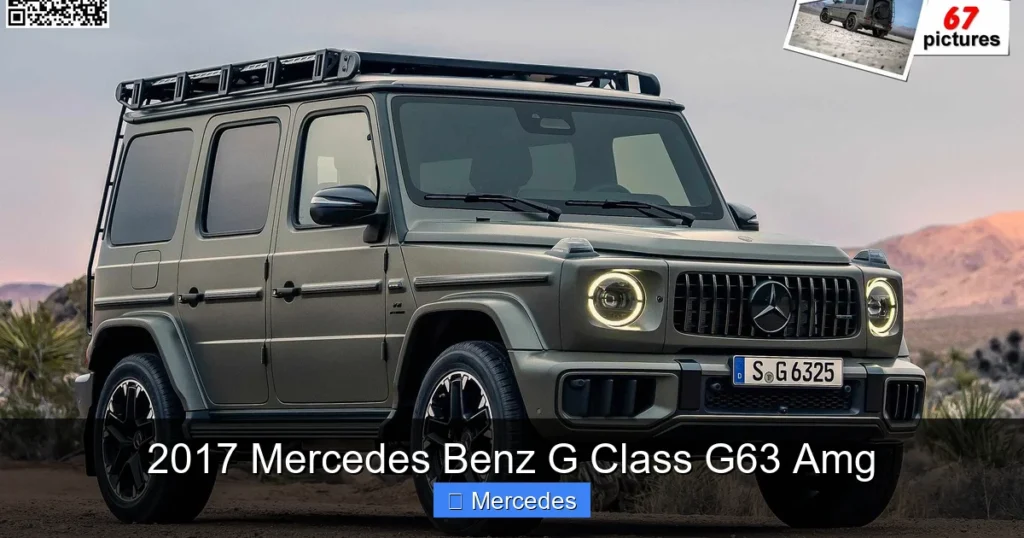 2017 Mercedes Benz G Class G63 Amg
