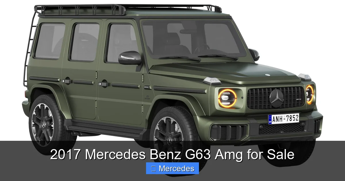 2017 Mercedes Benz G63 Amg for Sale