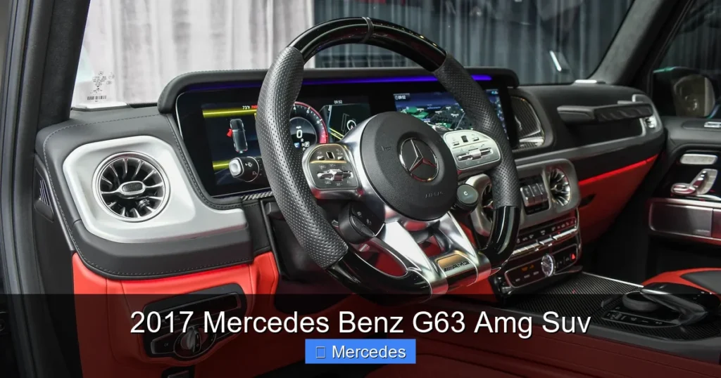 2017 Mercedes Benz G63 Amg Suv
