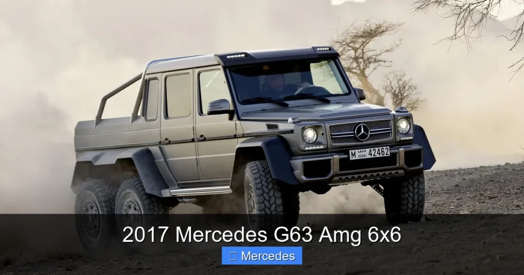 2017 Mercedes G63 Amg 6x6