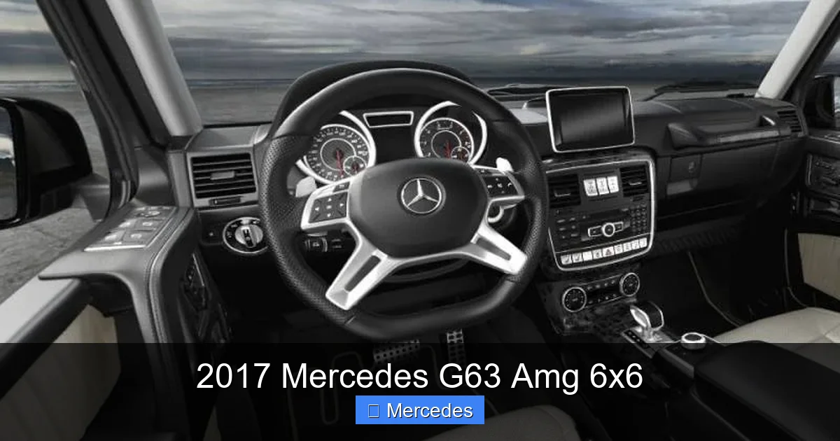 2017 Mercedes G63 Amg 6x6