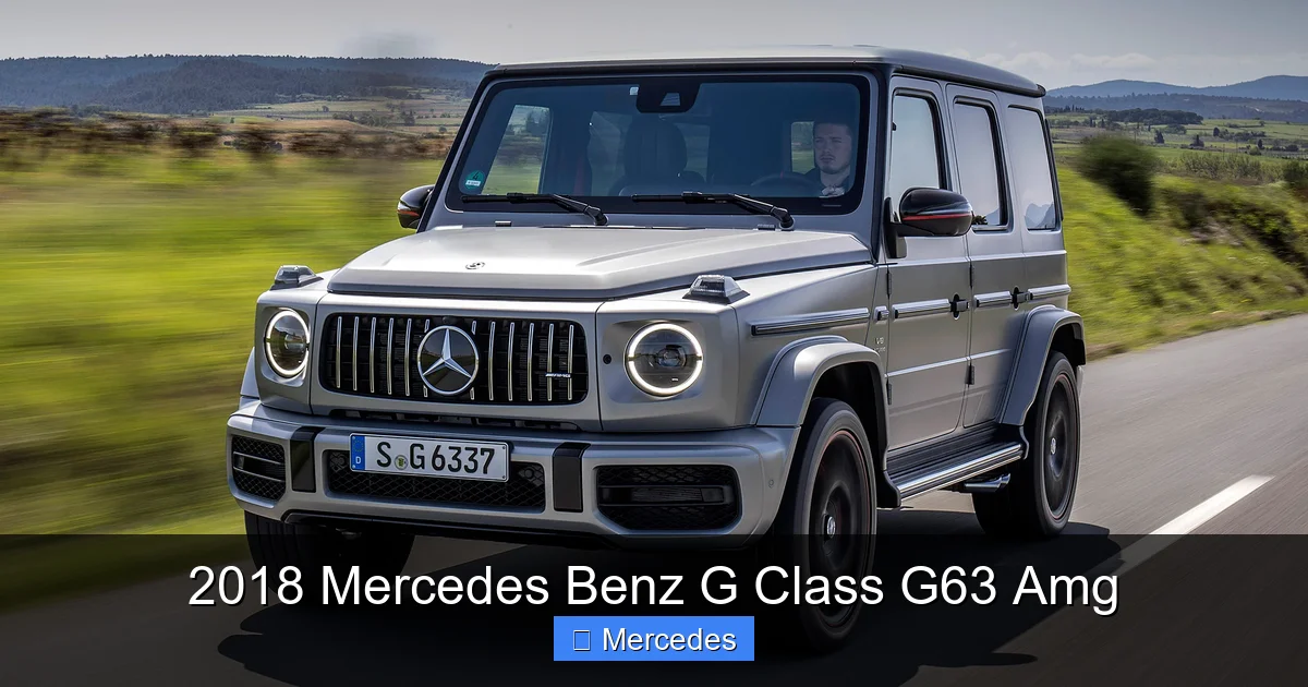 2018 Mercedes Benz G Class G63 Amg