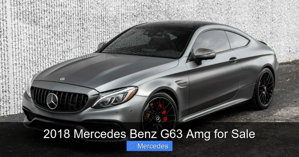 2018 Mercedes Benz G63 Amg for Sale
