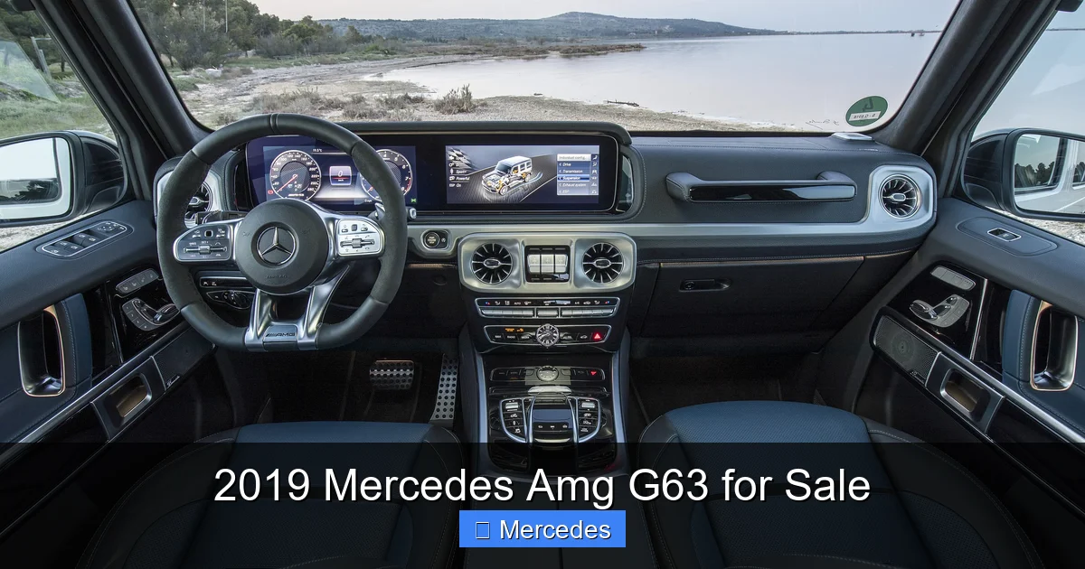 2019 Mercedes Amg G63 for Sale
