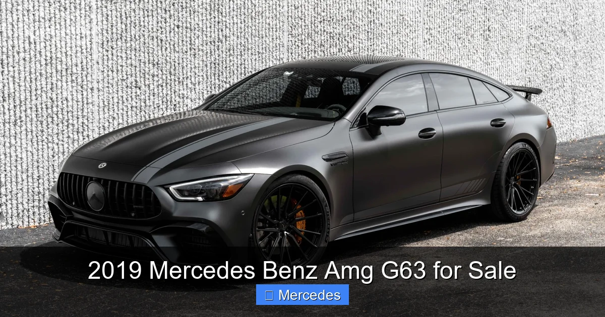 2019 Mercedes Benz Amg G63 for Sale