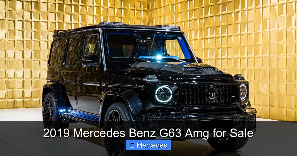 2019 Mercedes Benz G63 Amg for Sale