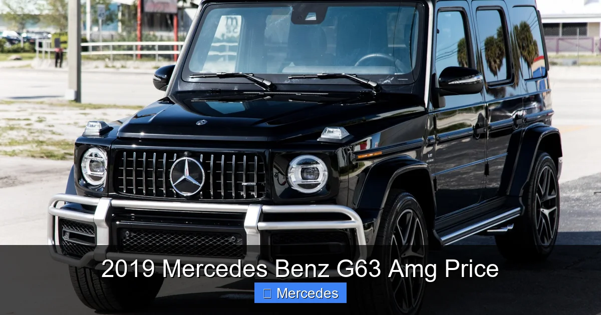 2019 Mercedes Benz G63 Amg Price