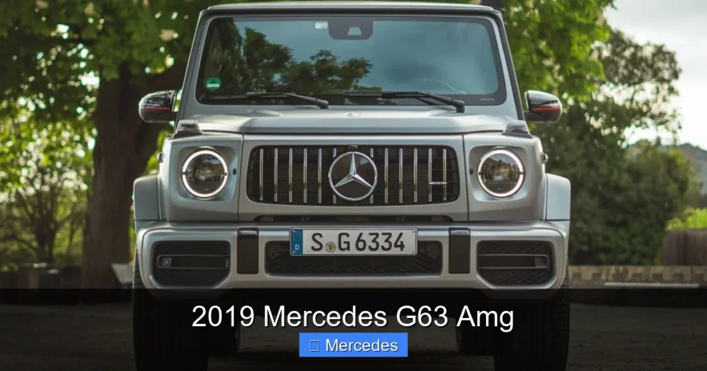 2019 Mercedes G63 Amg
