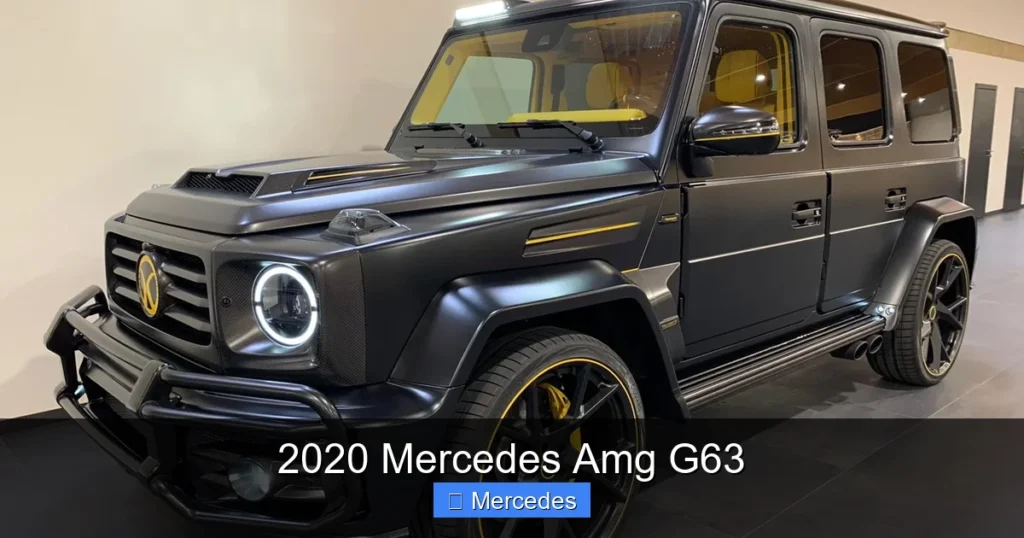 2020 Mercedes Amg G63