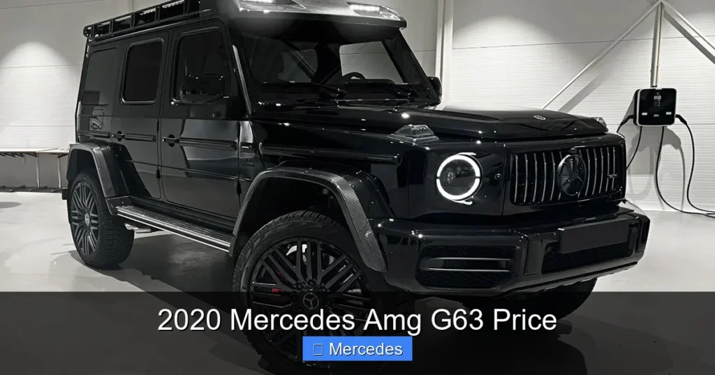 2020 Mercedes Amg G63 Price