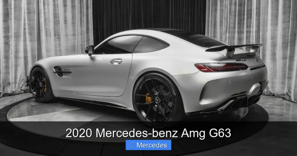 2020 Mercedes-benz Amg G63