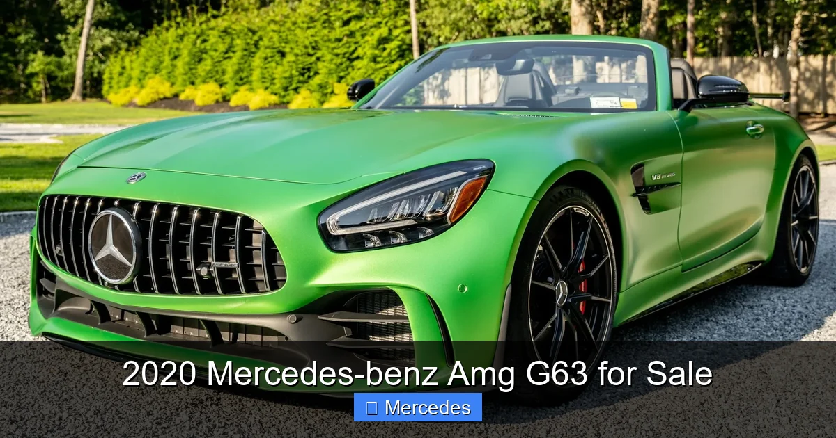 2020 Mercedes-benz Amg G63 for Sale
