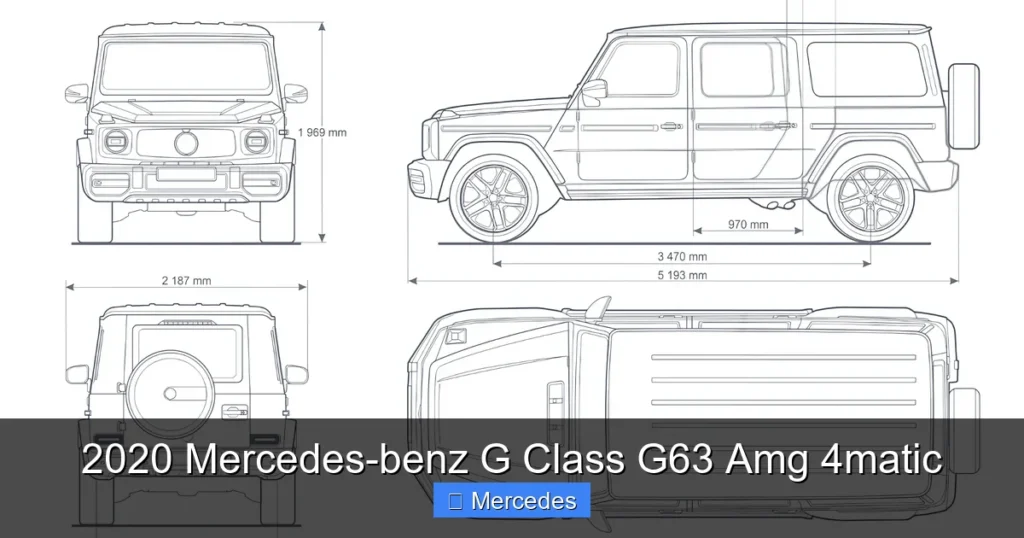 2020 Mercedes-benz G Class G63 Amg 4matic