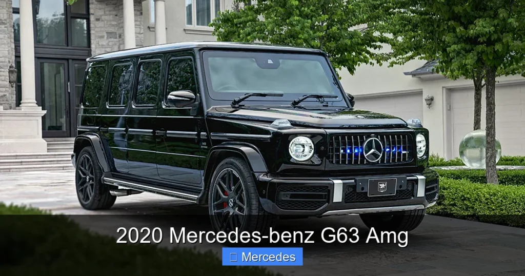 2020 Mercedes-benz G63 Amg