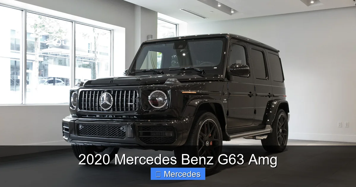 2020 Mercedes Benz G63 Amg