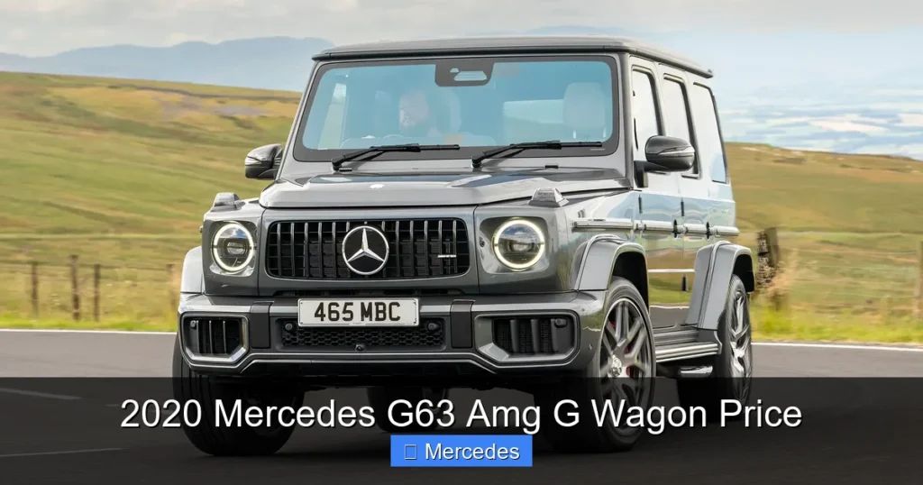 2020 Mercedes G63 Amg G Wagon Price