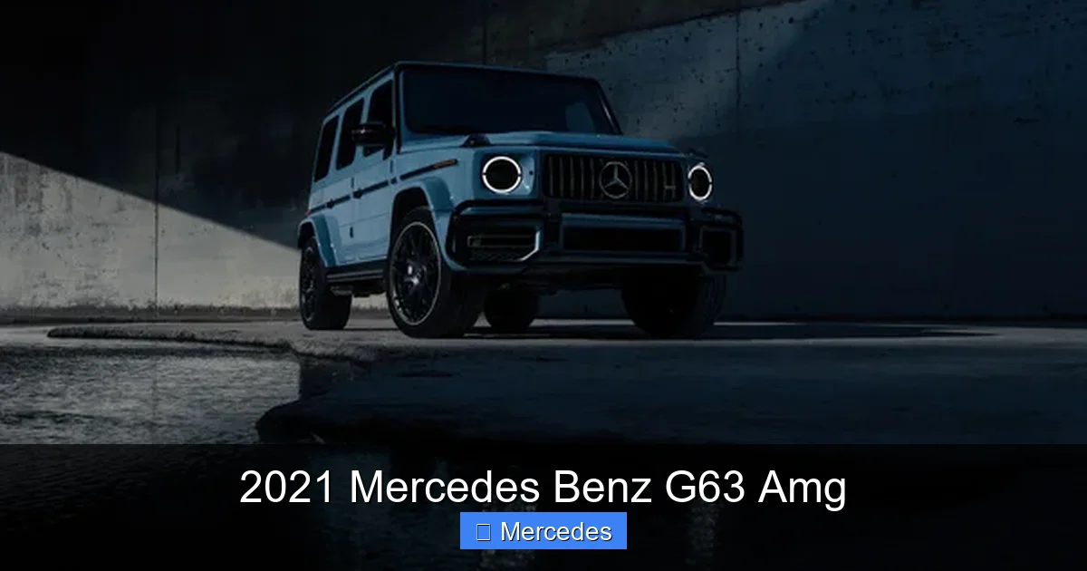 2021 Mercedes Benz G63 Amg