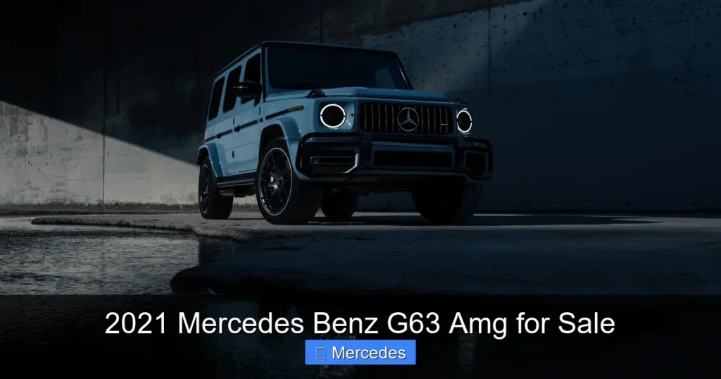 2021 Mercedes Benz G63 Amg for Sale