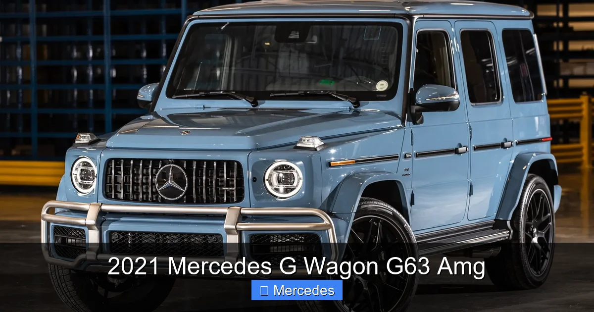 2021 Mercedes G Wagon G63 Amg