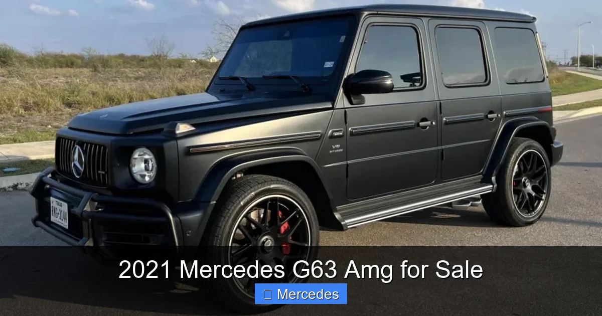 2021 Mercedes G63 Amg for Sale