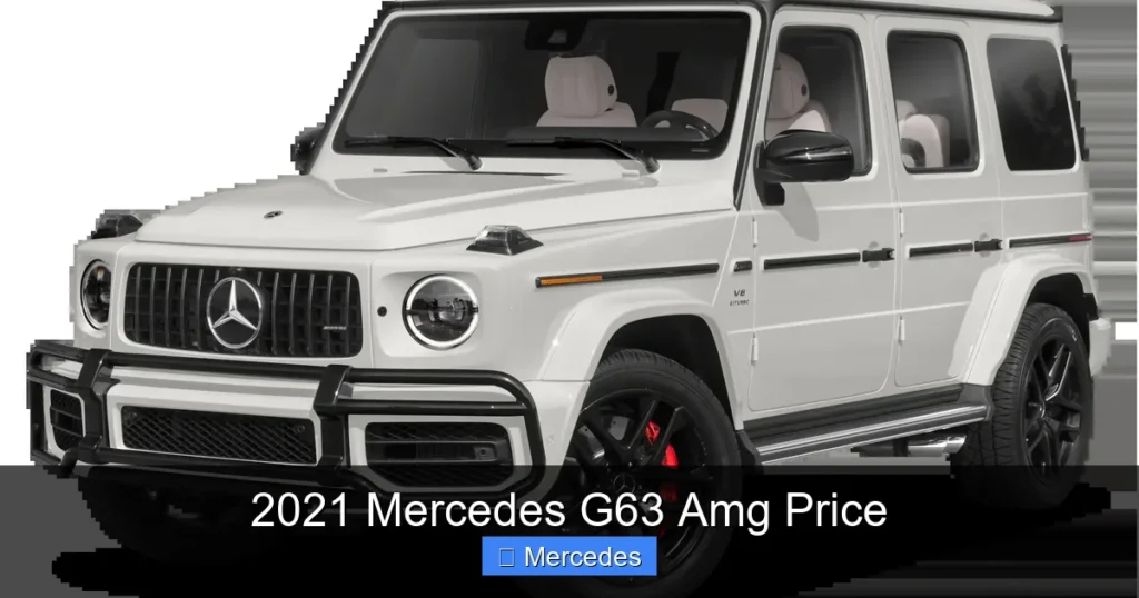 2021 Mercedes G63 Amg Price