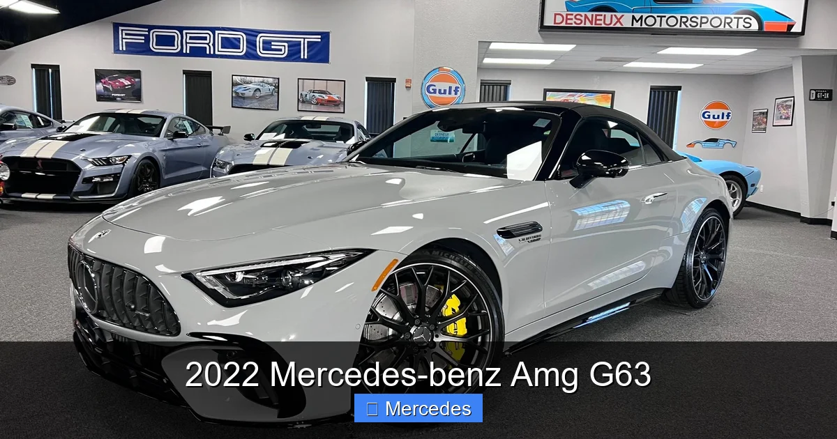2022 Mercedes-benz Amg G63