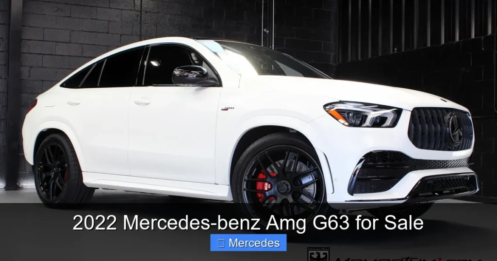 2022 Mercedes-benz Amg G63 for Sale