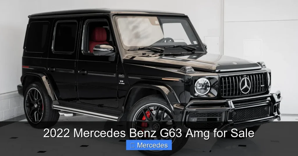 2022 Mercedes Benz G63 Amg for Sale