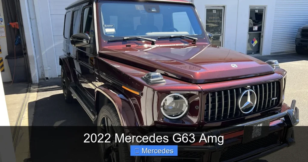 2022 Mercedes G63 Amg