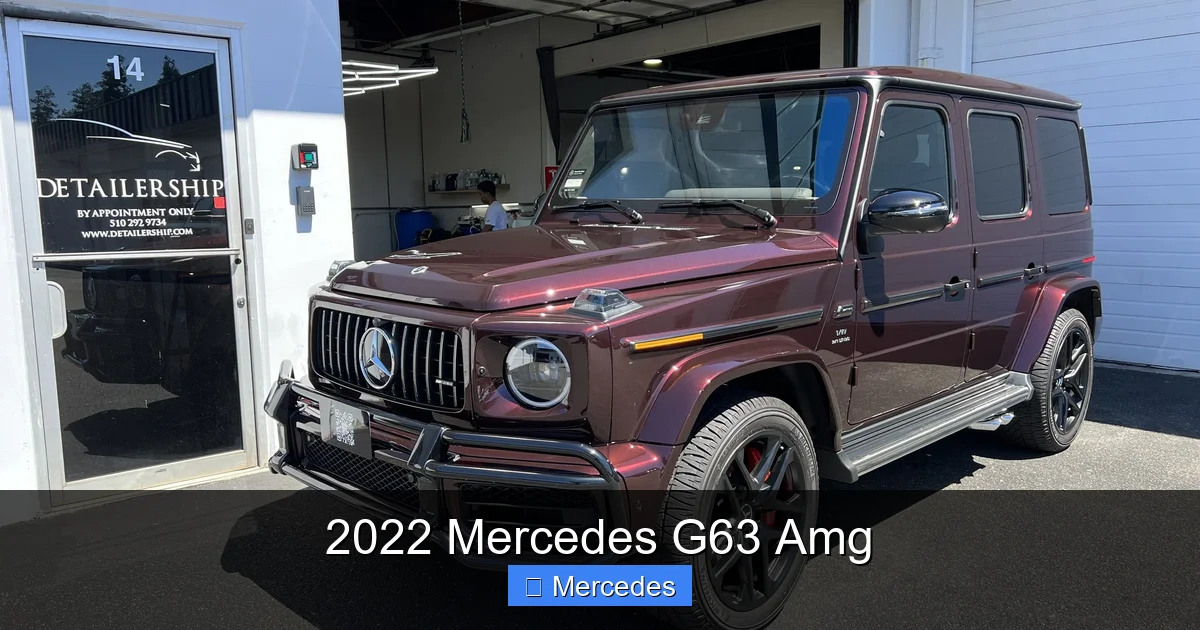 2022 Mercedes G63 Amg