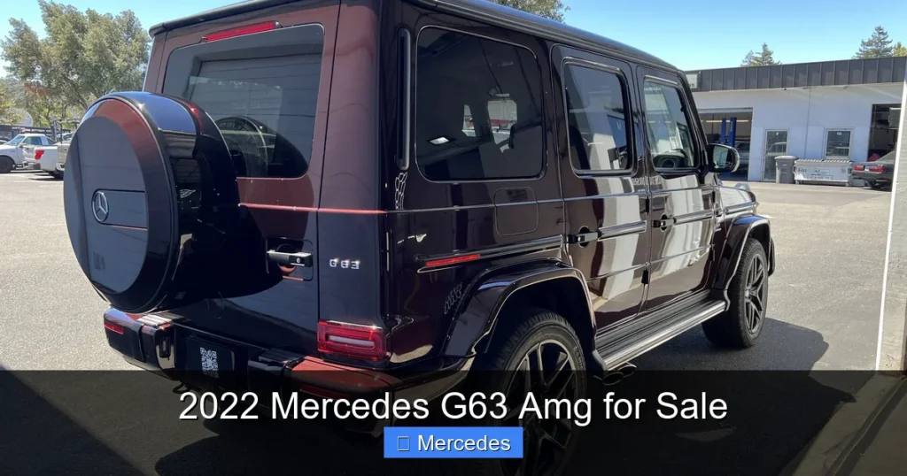 2022 Mercedes G63 Amg for Sale