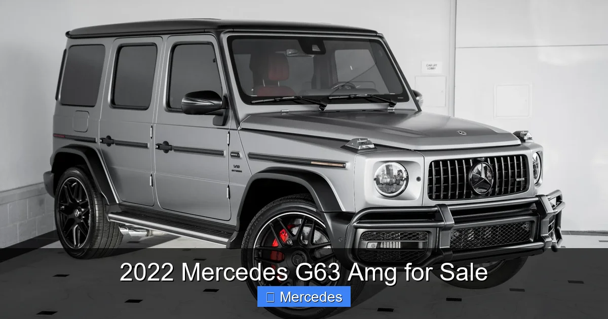 2022 Mercedes G63 Amg for Sale