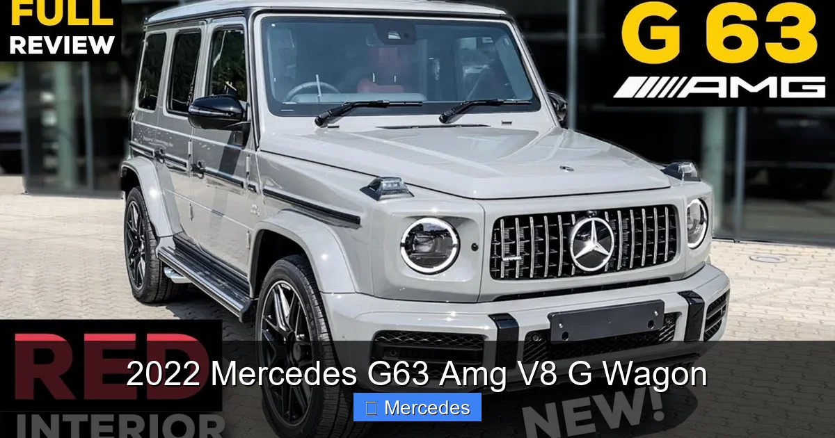 2022 Mercedes G63 Amg V8 G Wagon