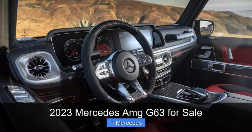 2023 Mercedes Amg G63 for Sale