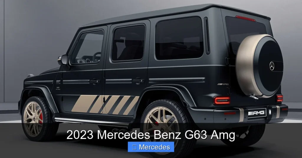 2023 Mercedes Benz G63 Amg